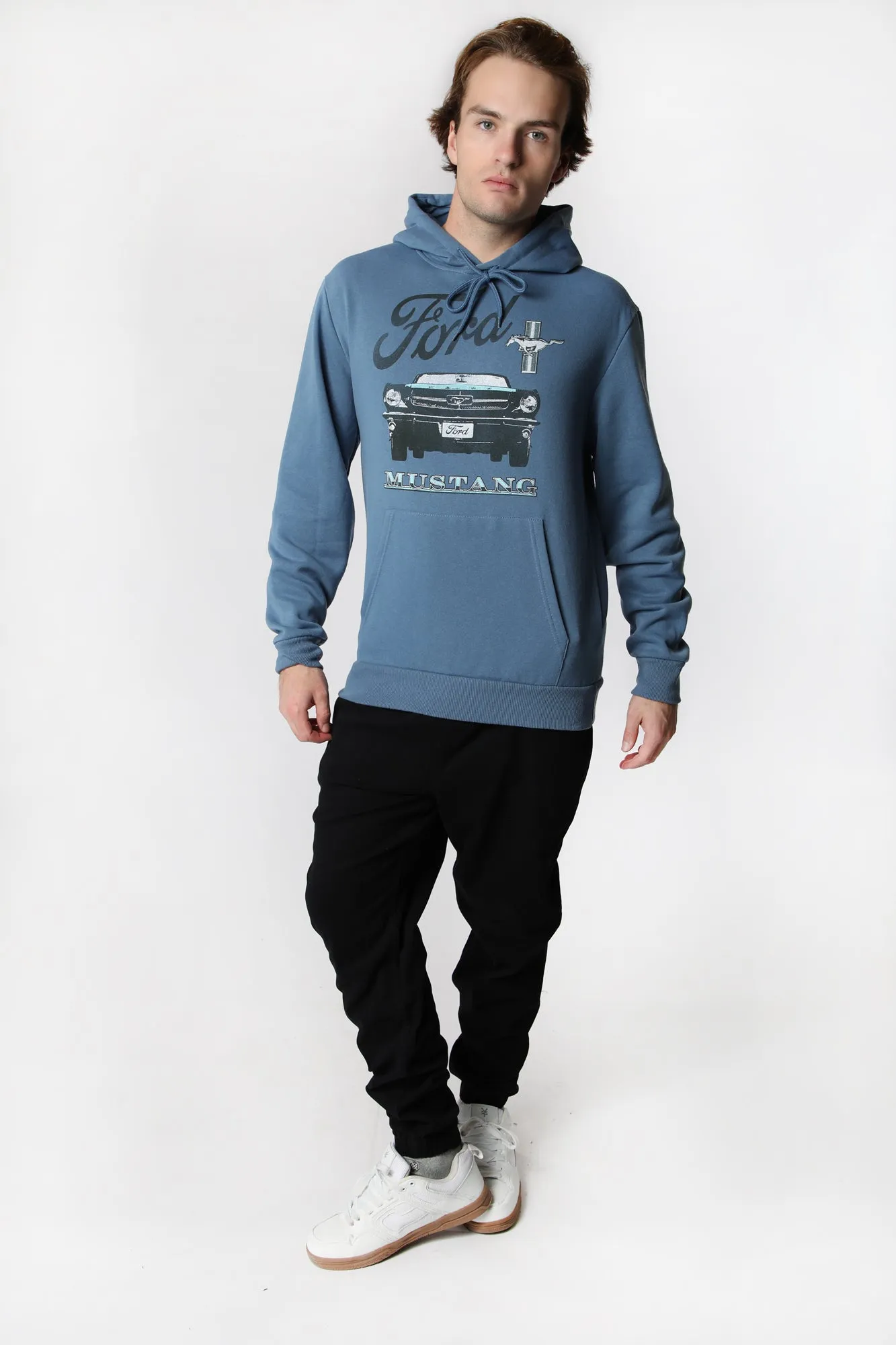 Ford Mustang Hooded Print Top Men