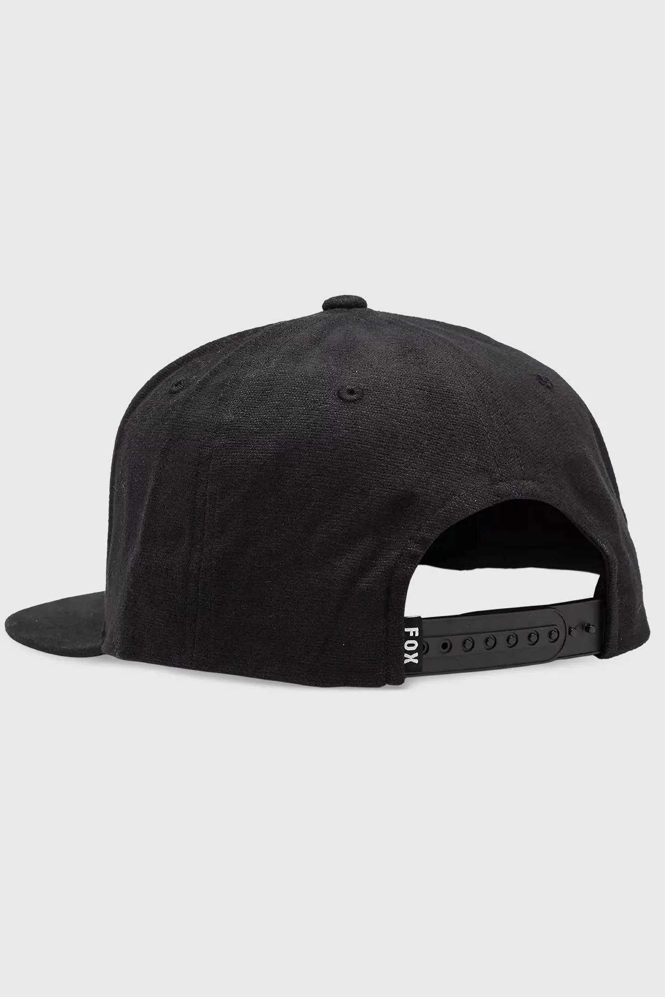 Fox Head Snapback Hat - Black / Charcoal