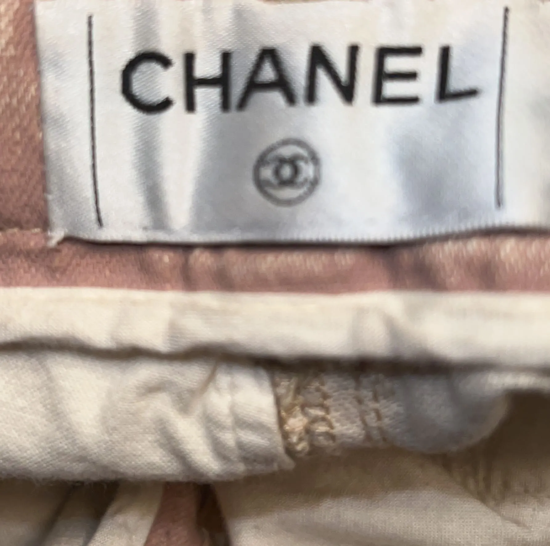 Google-friendly result: Chanel light brown jeans size FR 34 US 2