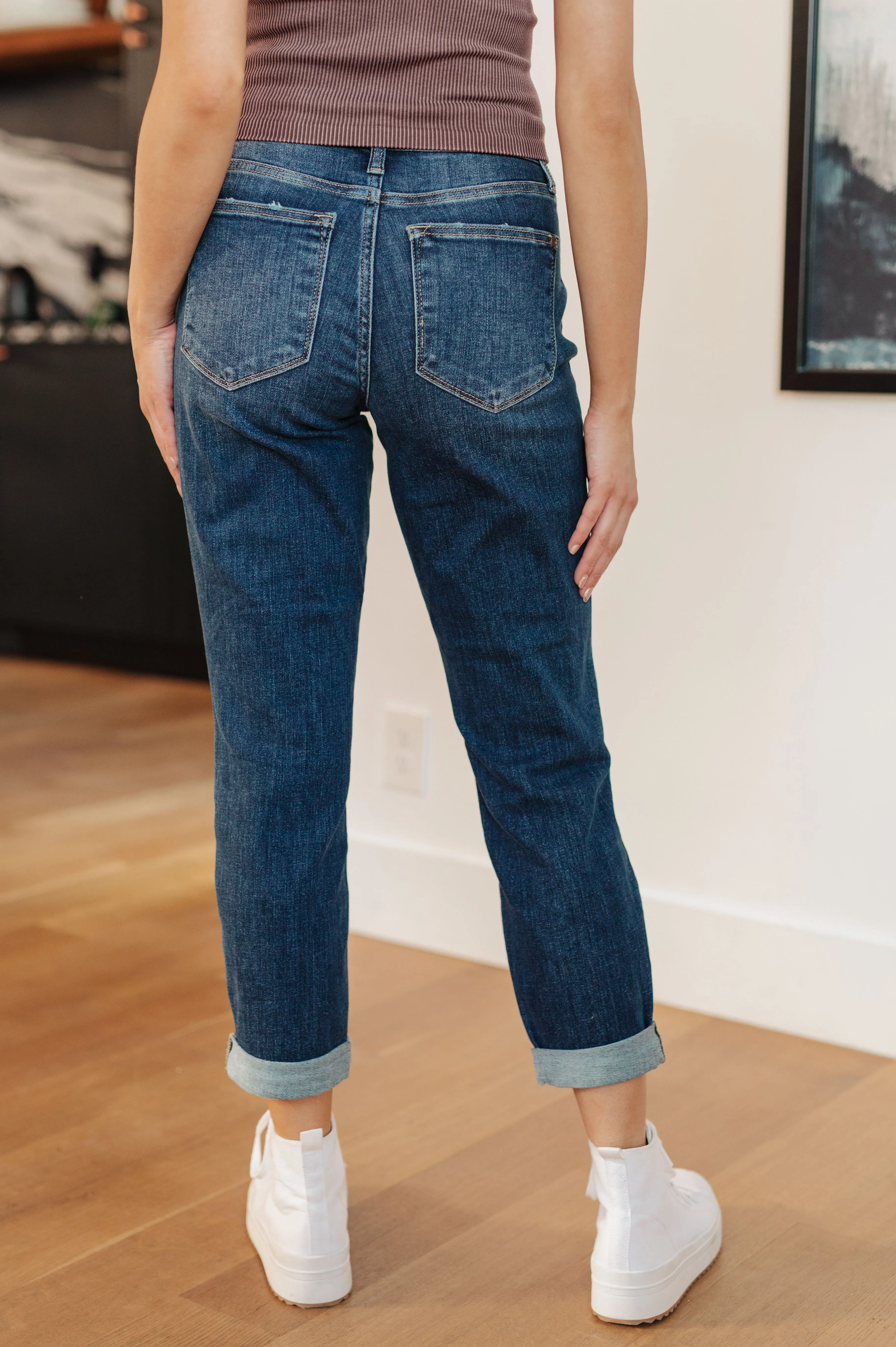 Google SEO result: Midrise Cuffed Boyfriend Jeans London