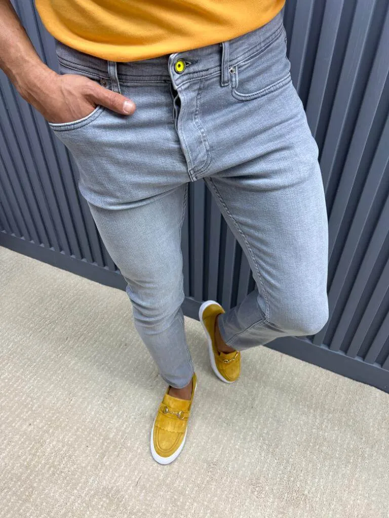 Grey Slim Fit Jeans