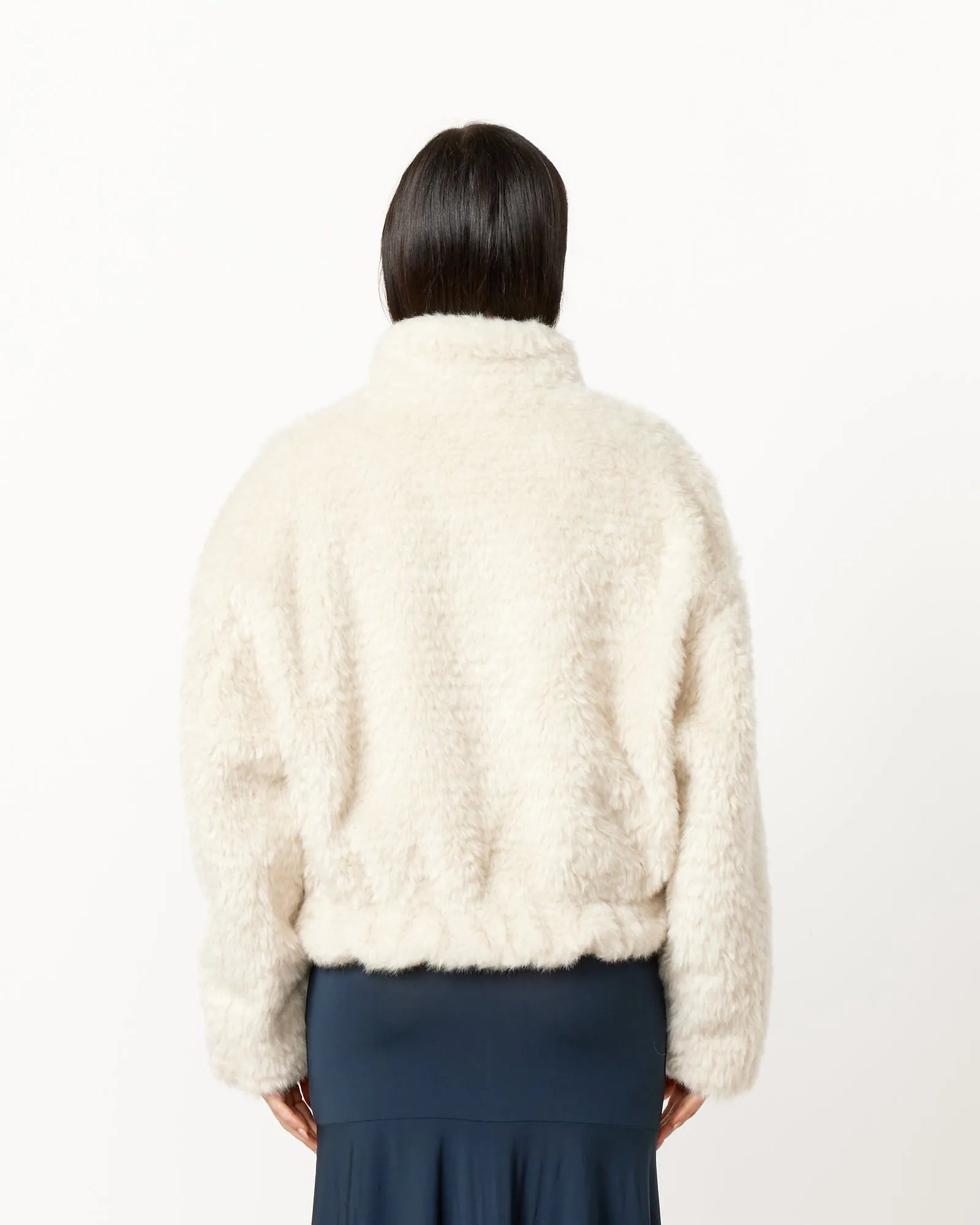 Hair Fur Bomber Jacket