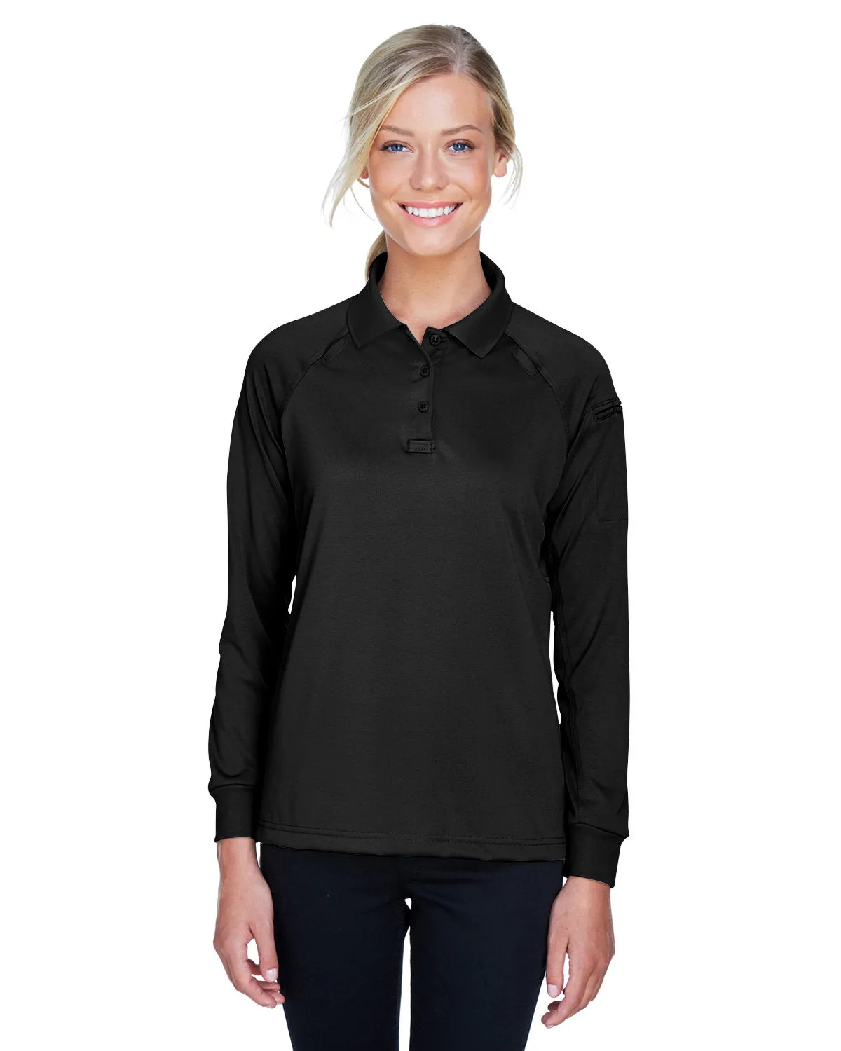 Harriton Ladies' Advantage Snag Protection Plus Long-Sleeve Tactical Polo