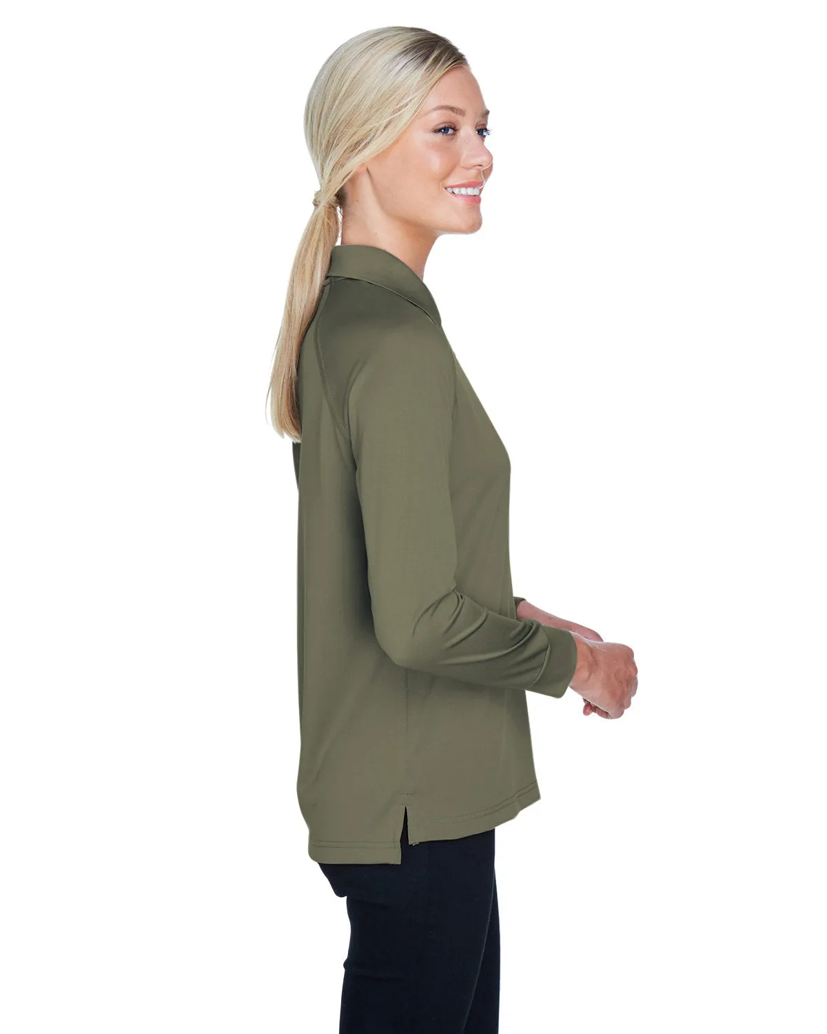 Harriton Ladies' Advantage Snag Protection Plus Long-Sleeve Tactical Polo