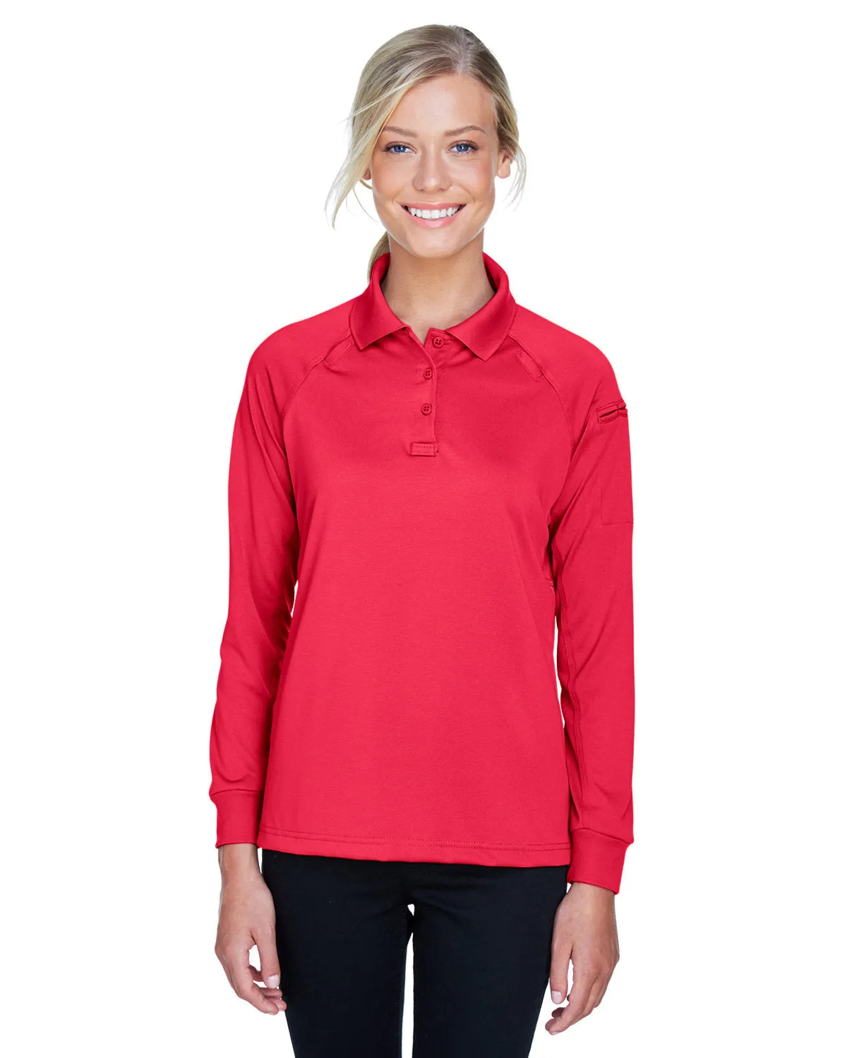 Harriton Ladies' Advantage Snag Protection Plus Long-Sleeve Tactical Polo