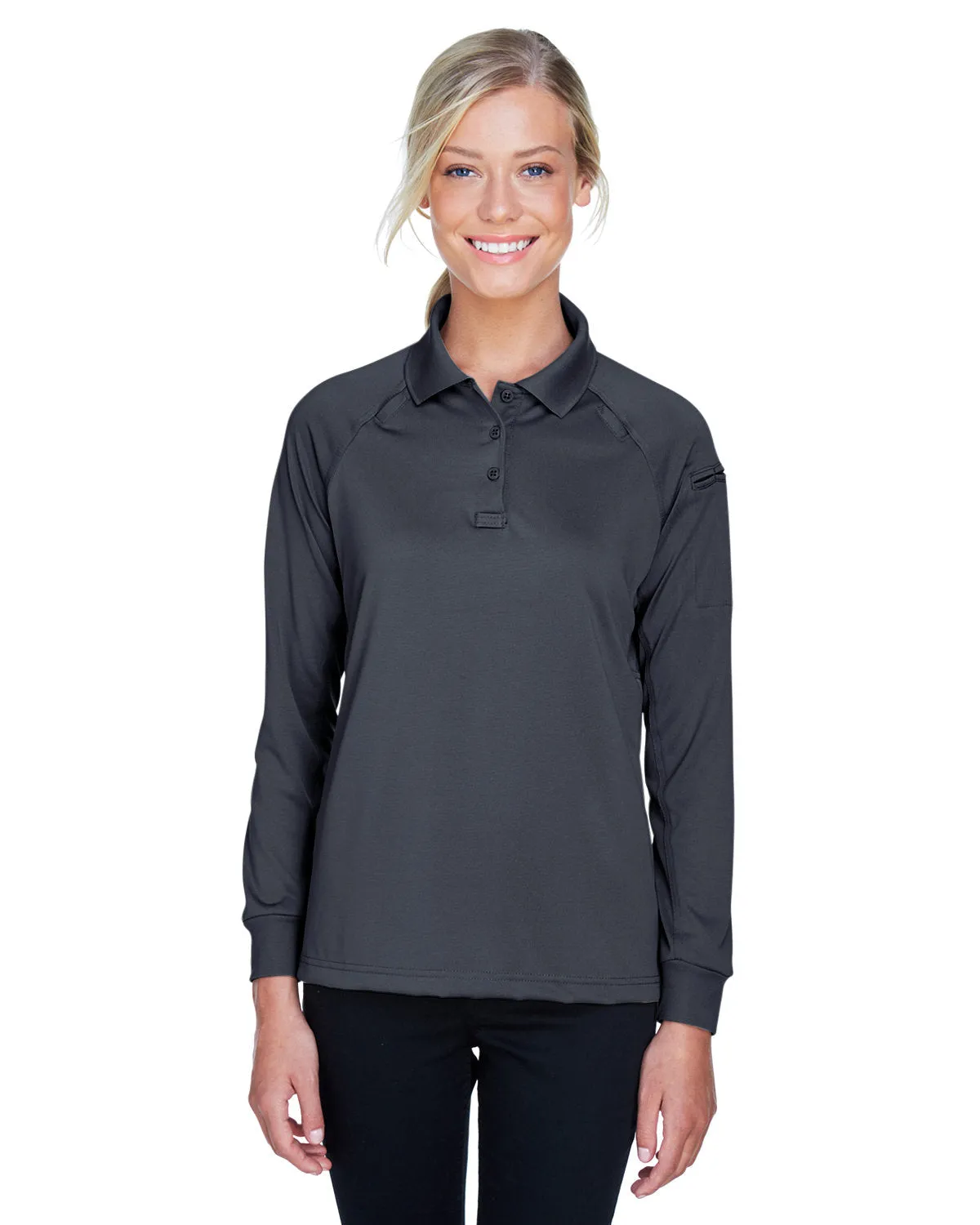 Harriton Ladies' Advantage Snag Protection Plus Long-Sleeve Tactical Polo