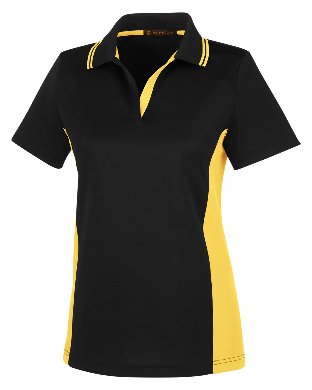 Harriton Ladies' Flash Snag Protection Plus IL Colorblock Polo