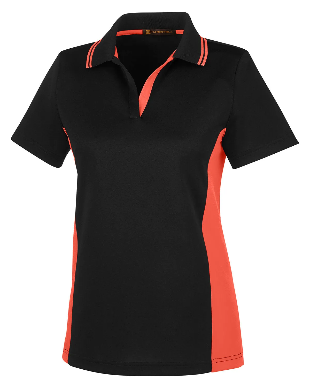 Harriton Ladies' Flash Snag Protection Plus IL Colorblock Polo