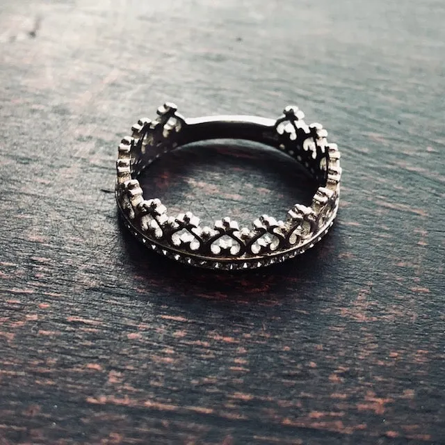 Heart Crown Ring