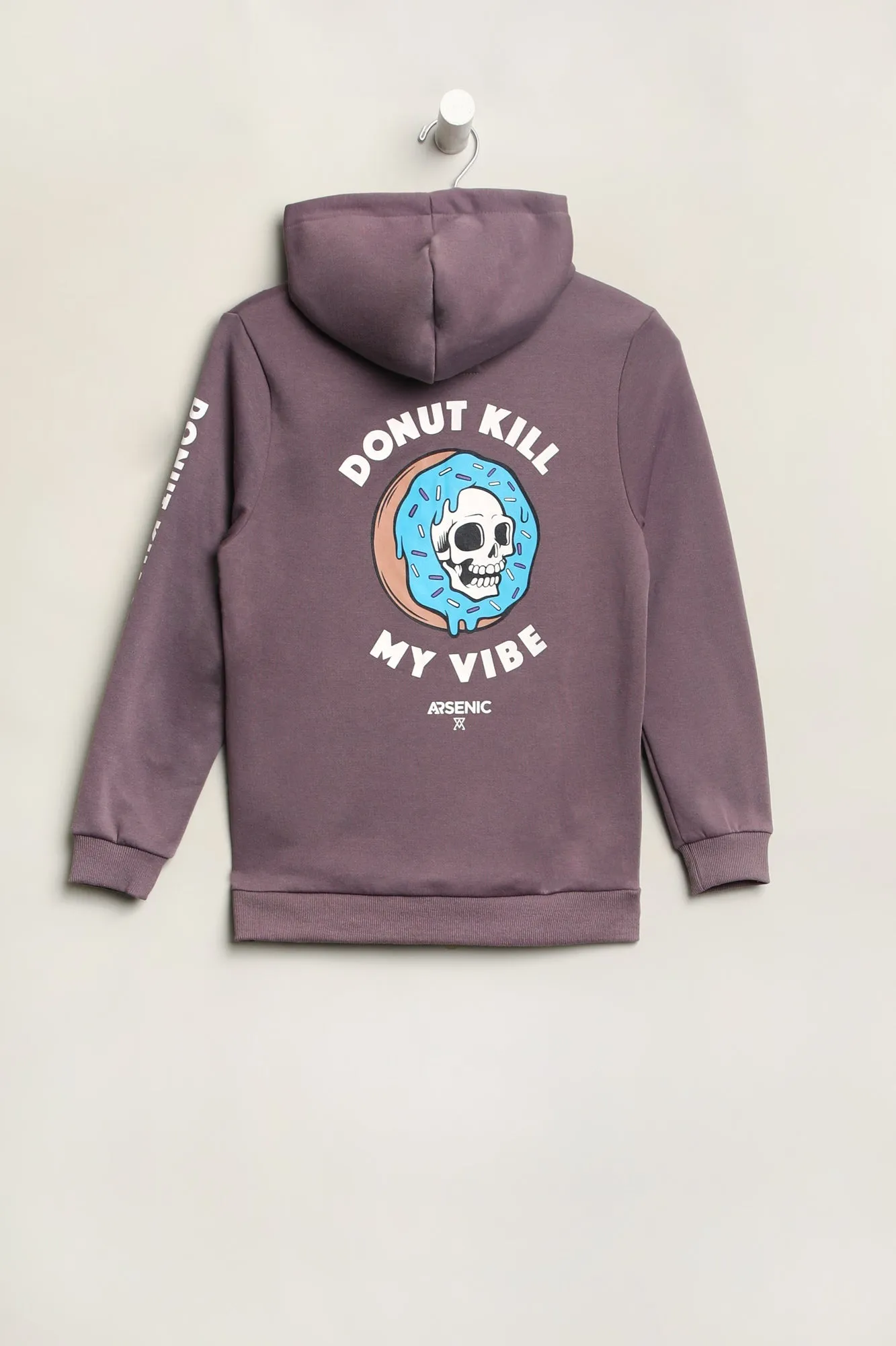 Hooded Shirt Donut Print Poison Junior