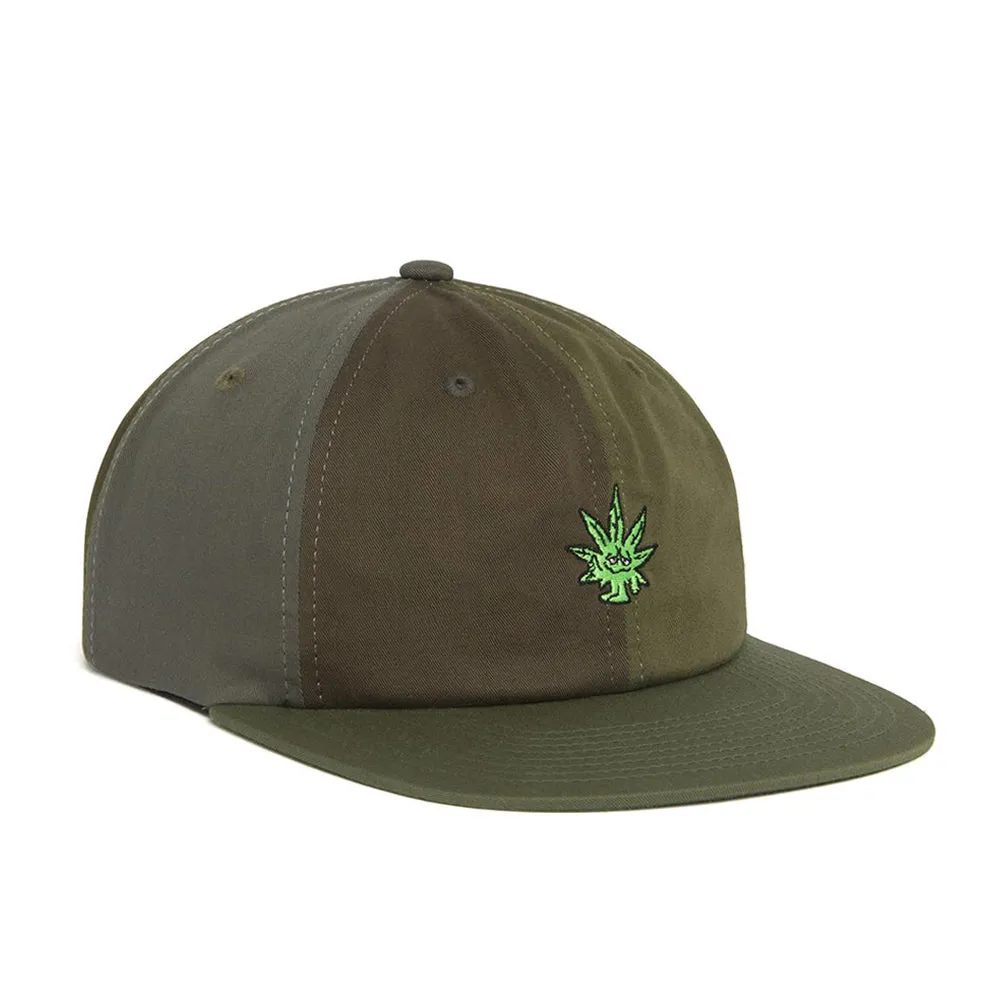 HUF EASY GREEN CONTRAST 6-PANEL HAT // MULTI