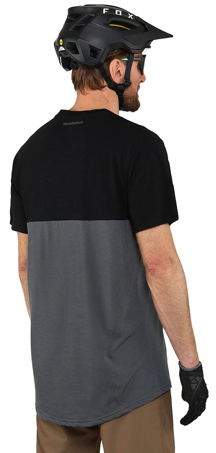 jersey Horsefeathers Fury - Black/Gray - men´s