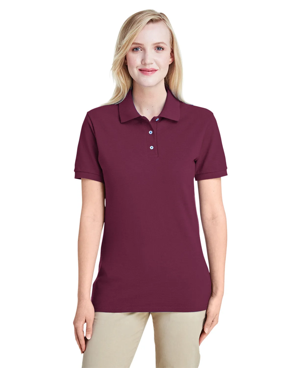 JERZEES Women's 100% Ringspun Cotton Piqué Polo