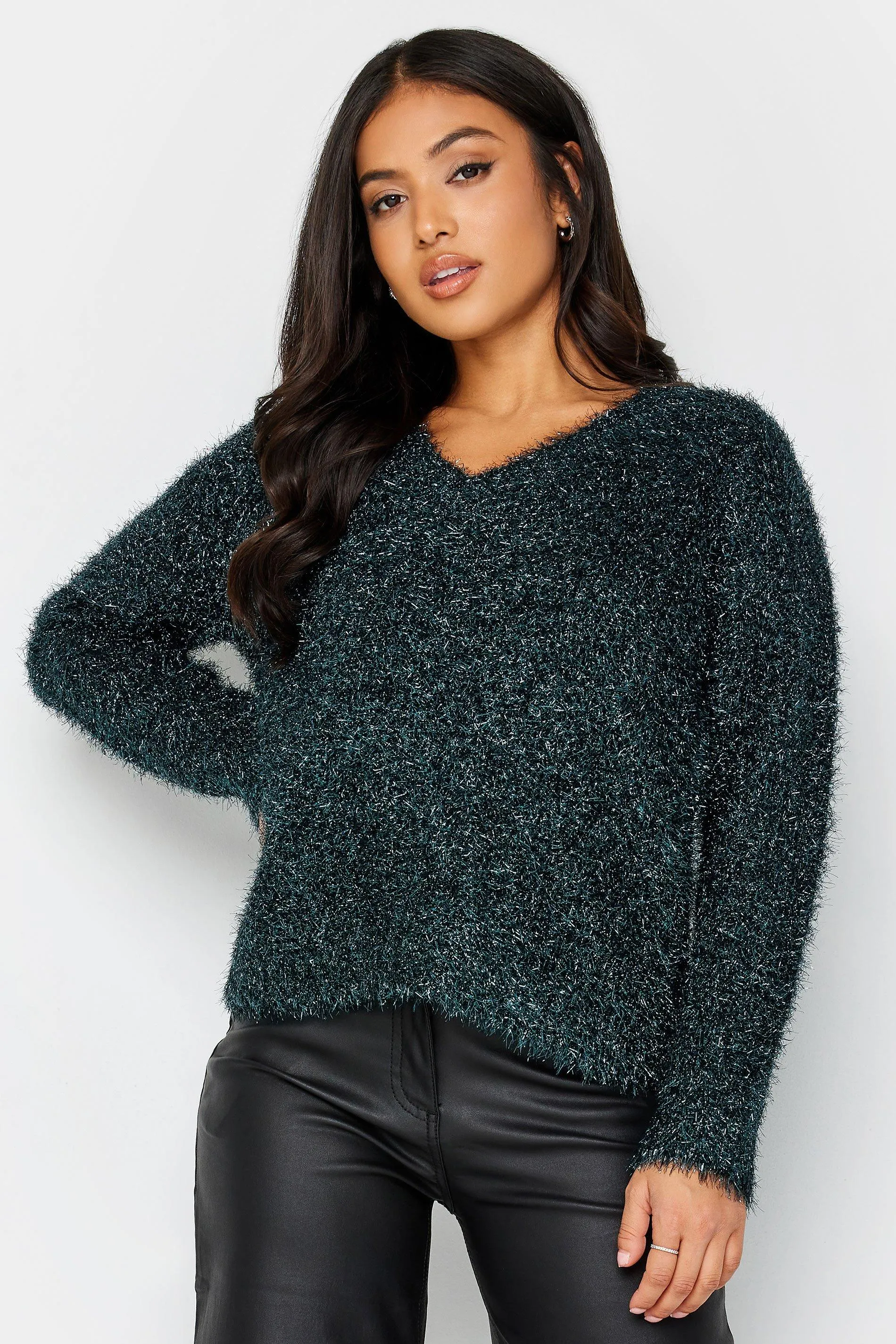 Jumpers & Cardigans | Petite Tinsel Jumper | PixieGirl