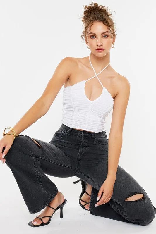 Kan Can Ultra High Rise 90's Flare Jeans