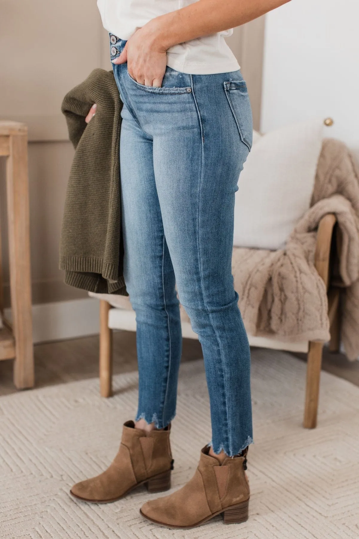 KanCan High-Rise Skinny Jeans- Calliope Wash