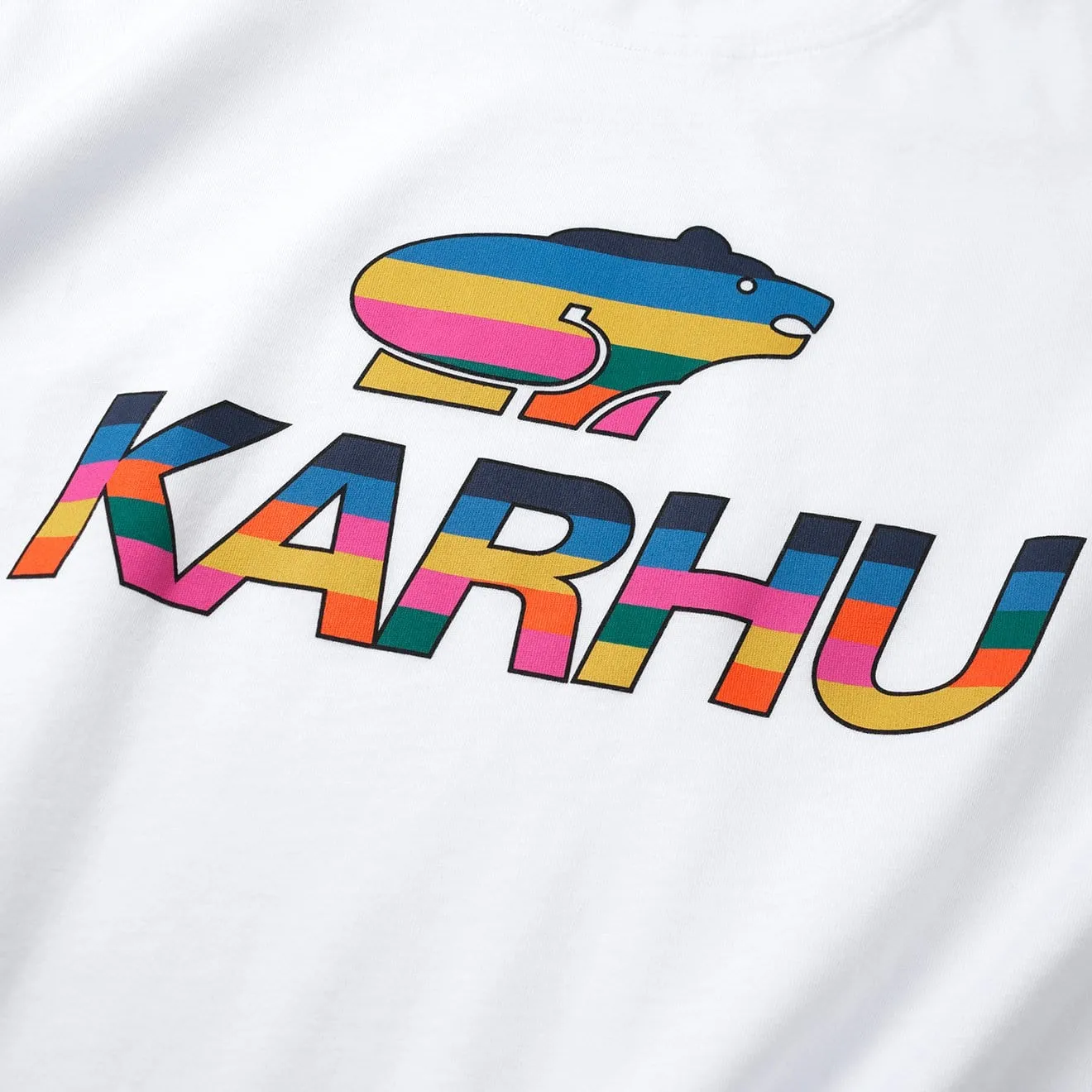 Karhu Team College Big Logo T-Shirt White / Multi OG