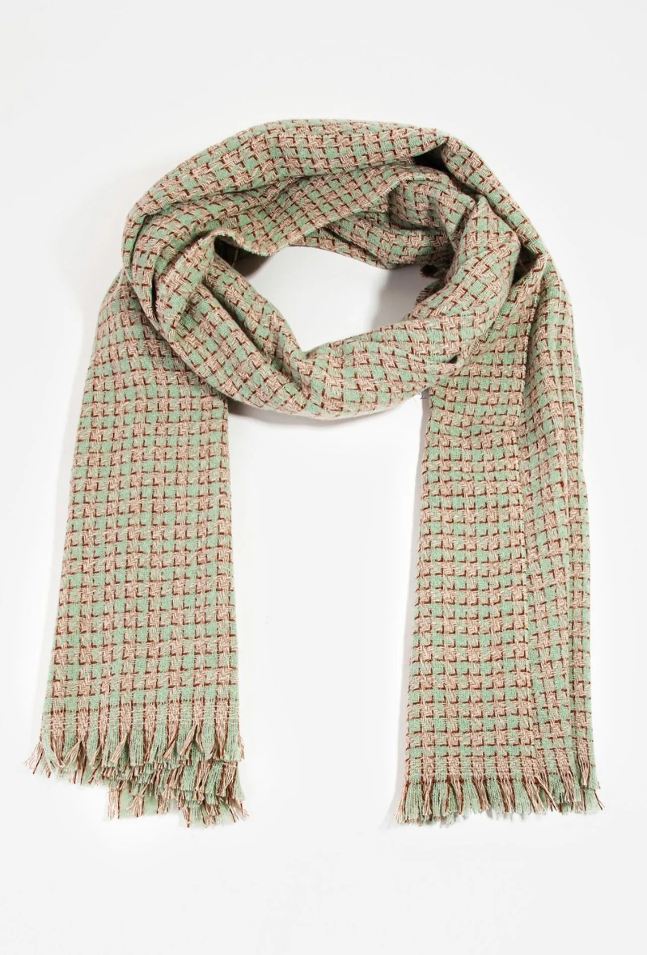 Kaylie Houndstooth Scarf - Shop Now!