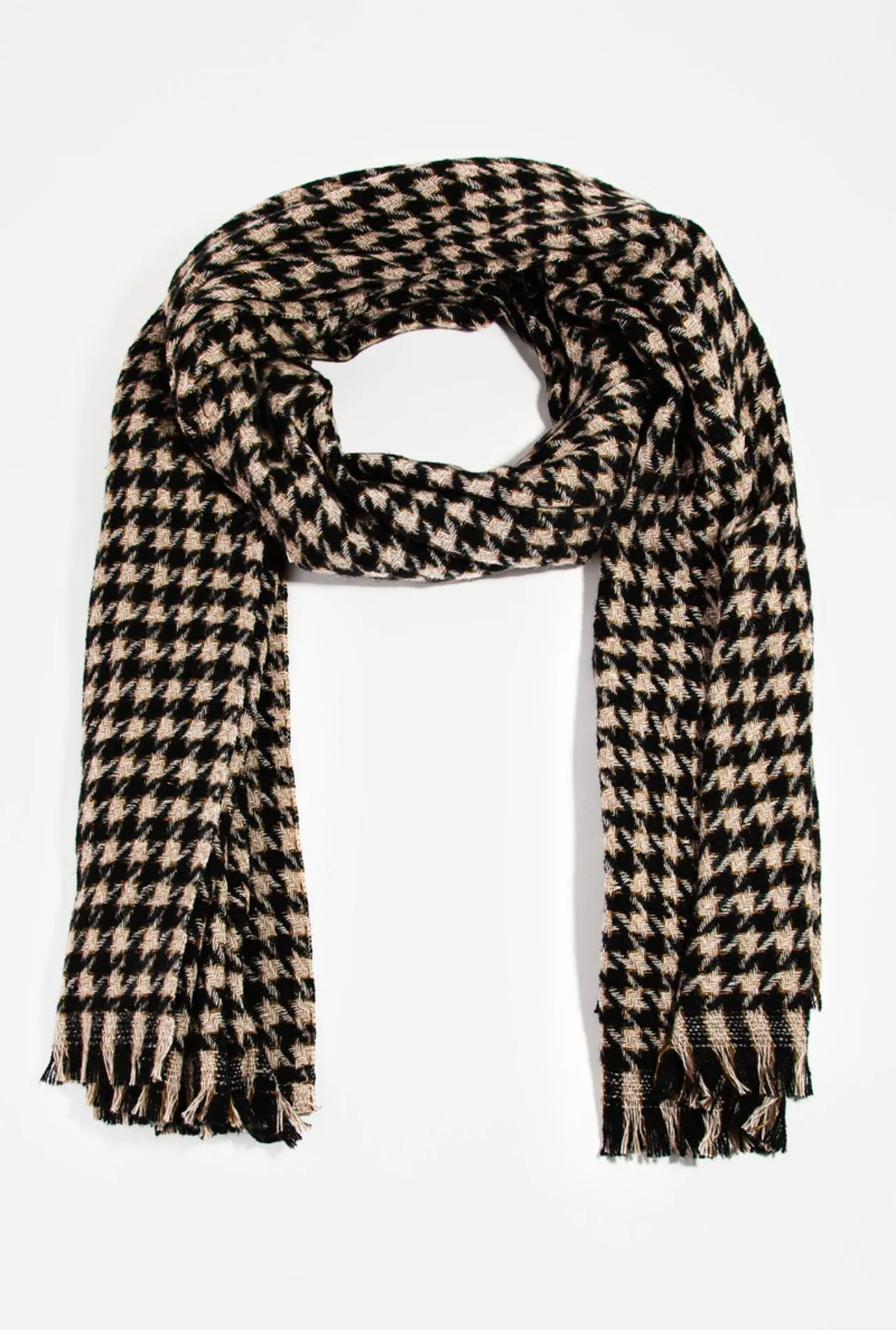 Kaylie Houndstooth Scarf - Shop Now!