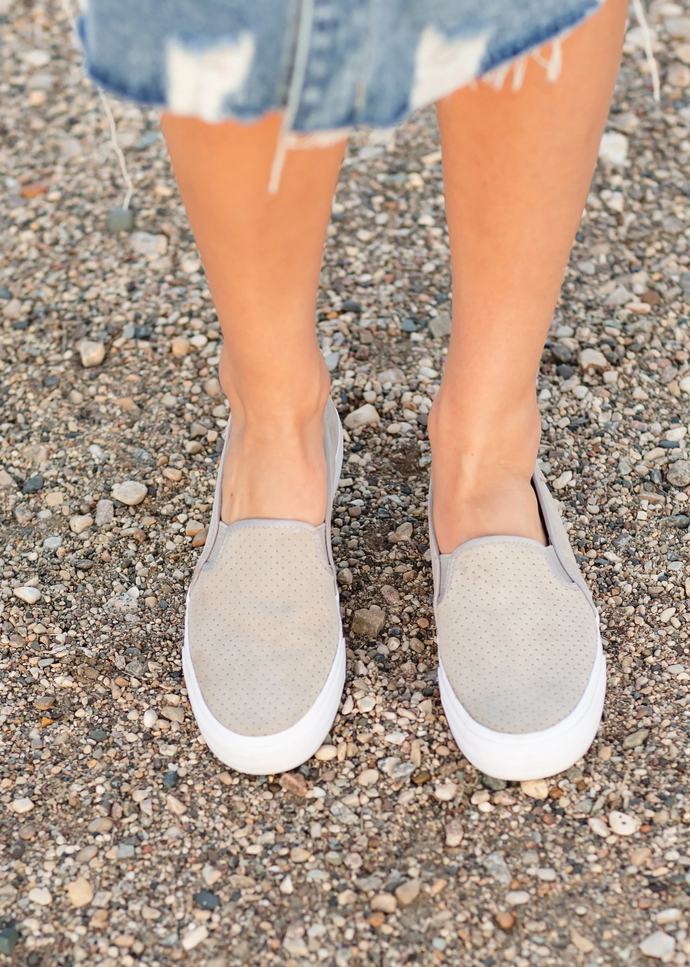 Keds Gray Suede Deck Shoes - FINAL SALE