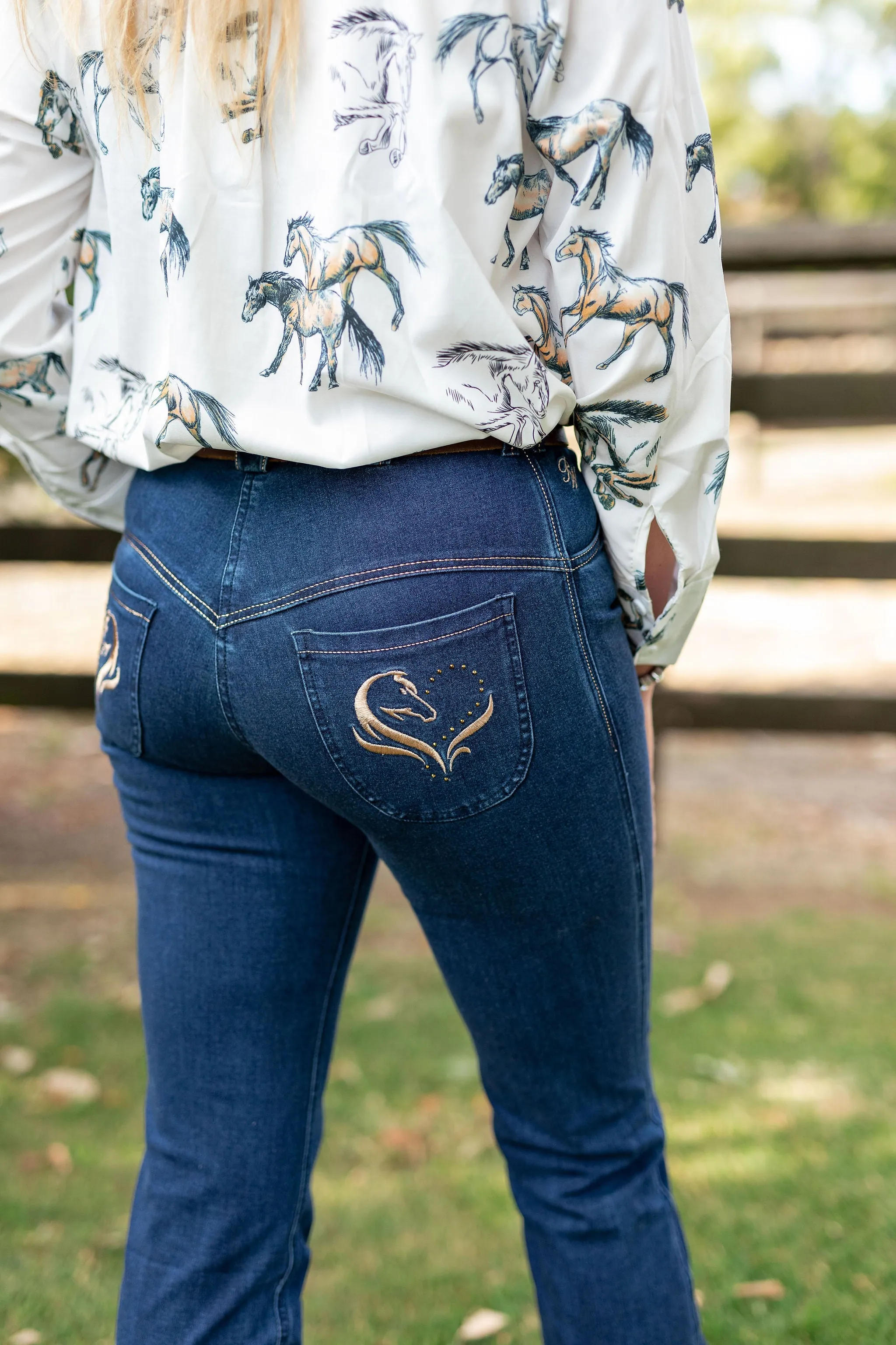 Kendall Denim Horse Riding Jeans - Ladies