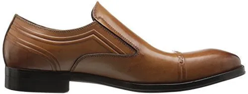 KENNETH COLE NEW YORK MEN'S CHANGE TUNE SLIP-ON LOAFER, COGNAC, 12 M US