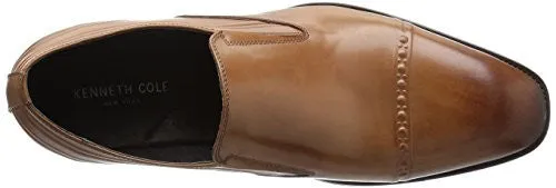 KENNETH COLE NEW YORK MEN'S CHANGE TUNE SLIP-ON LOAFER, COGNAC, 12 M US