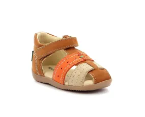 KICKERS BIGBAZAR camel & orange Sandales Nu Pieds