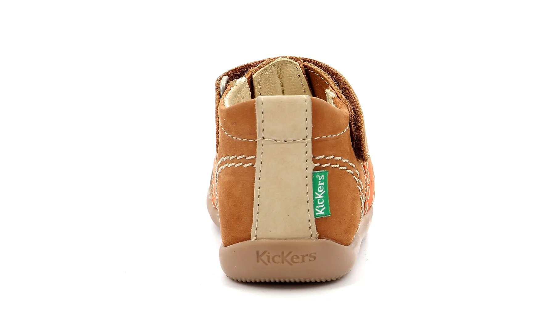 KICKERS BIGBAZAR camel & orange Sandales Nu Pieds