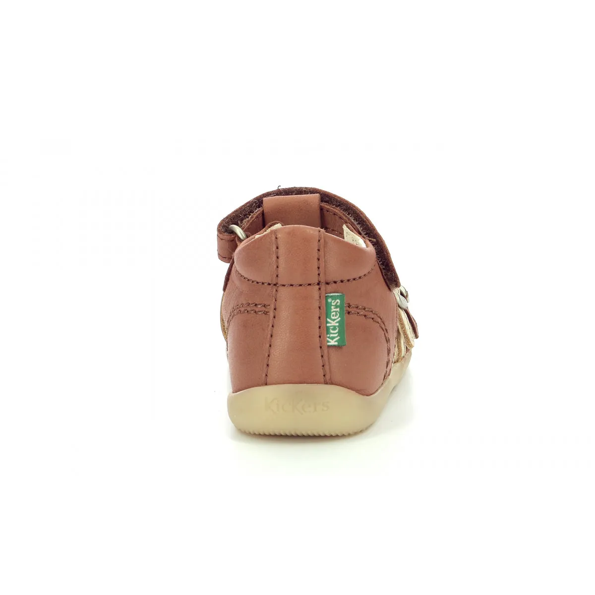 KICKERS BIGKRO camel Sandales Nu Pieds