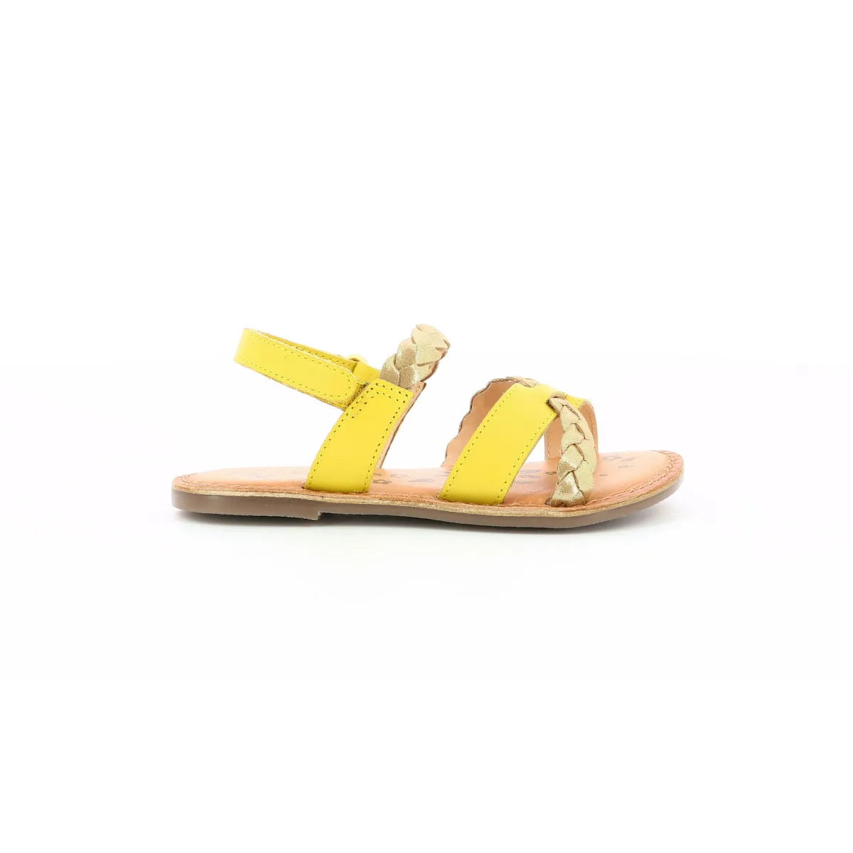 KICKERS DIMDAMI jaune Sandales  Nu Pieds