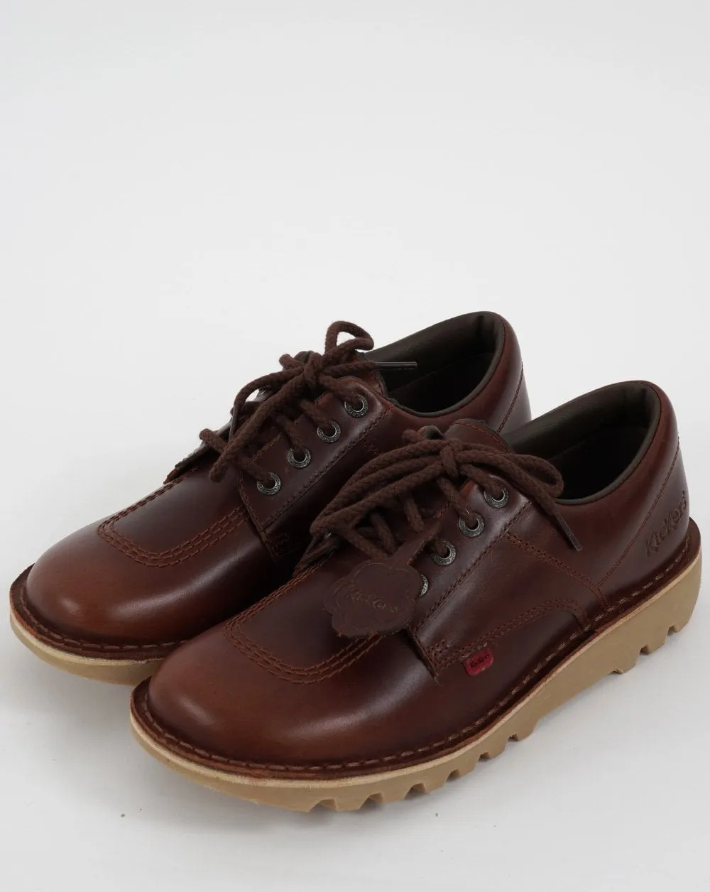 Kickers Kick Lo Dark Brown Leather