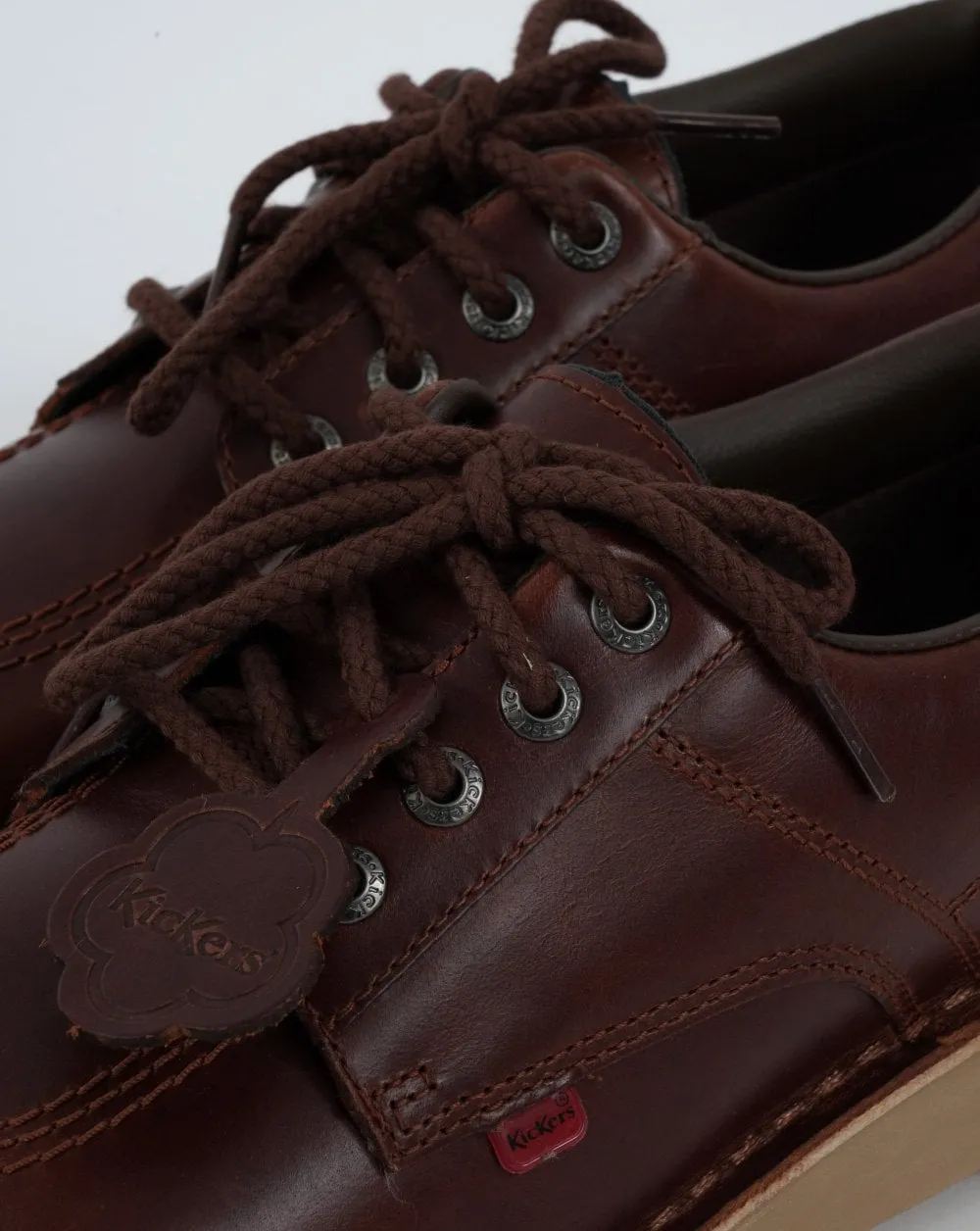 Kickers Kick Lo Dark Brown Leather