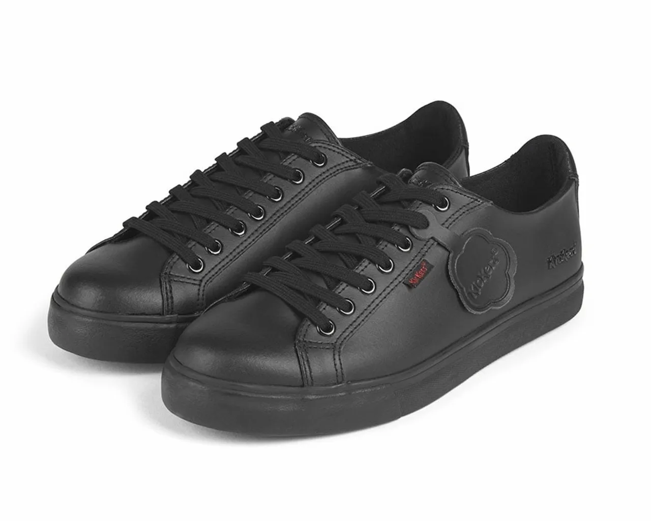 Kickers Lacer Leather Shoes - Black