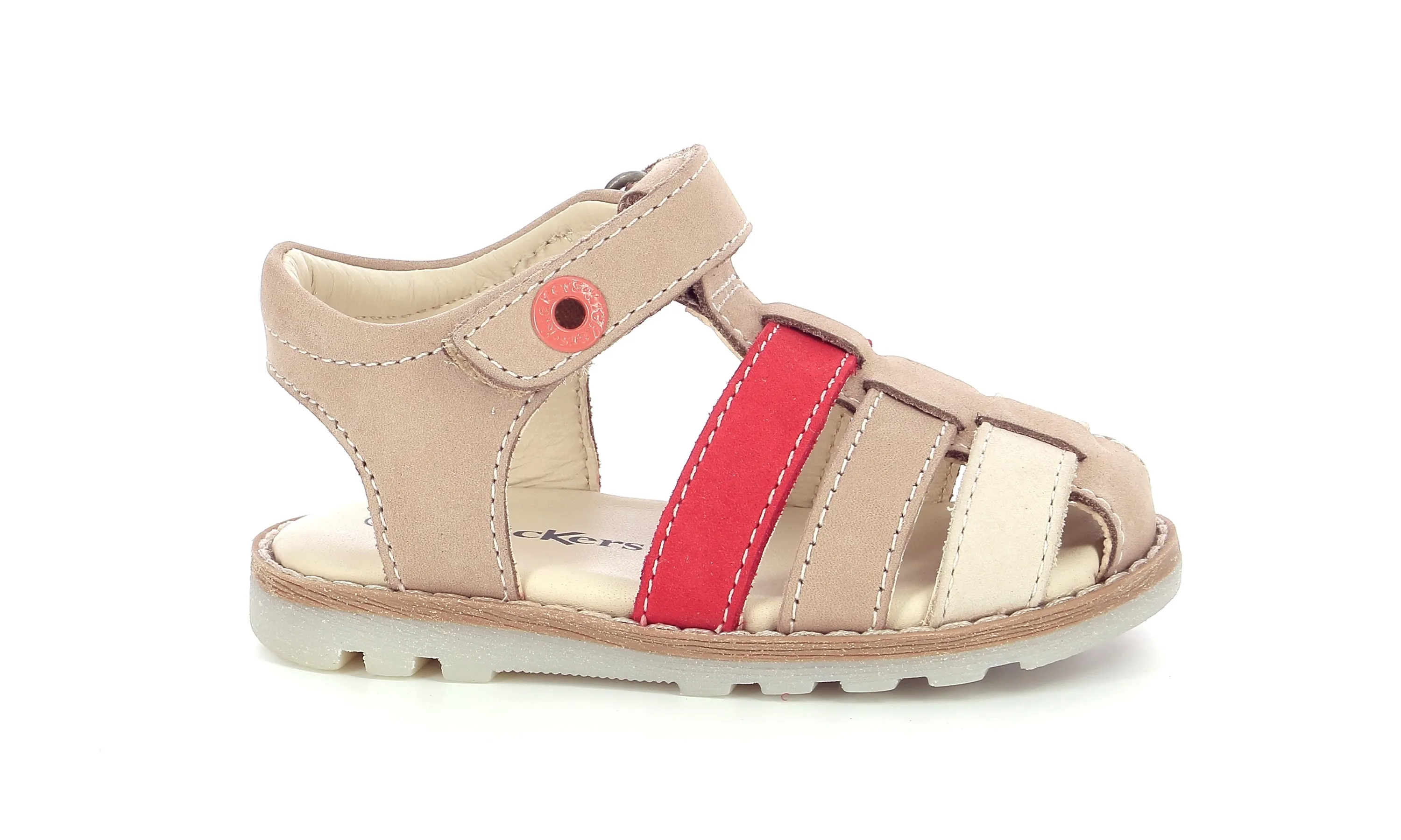 KICKERS NONOSTI beige Sandales Nu Pieds