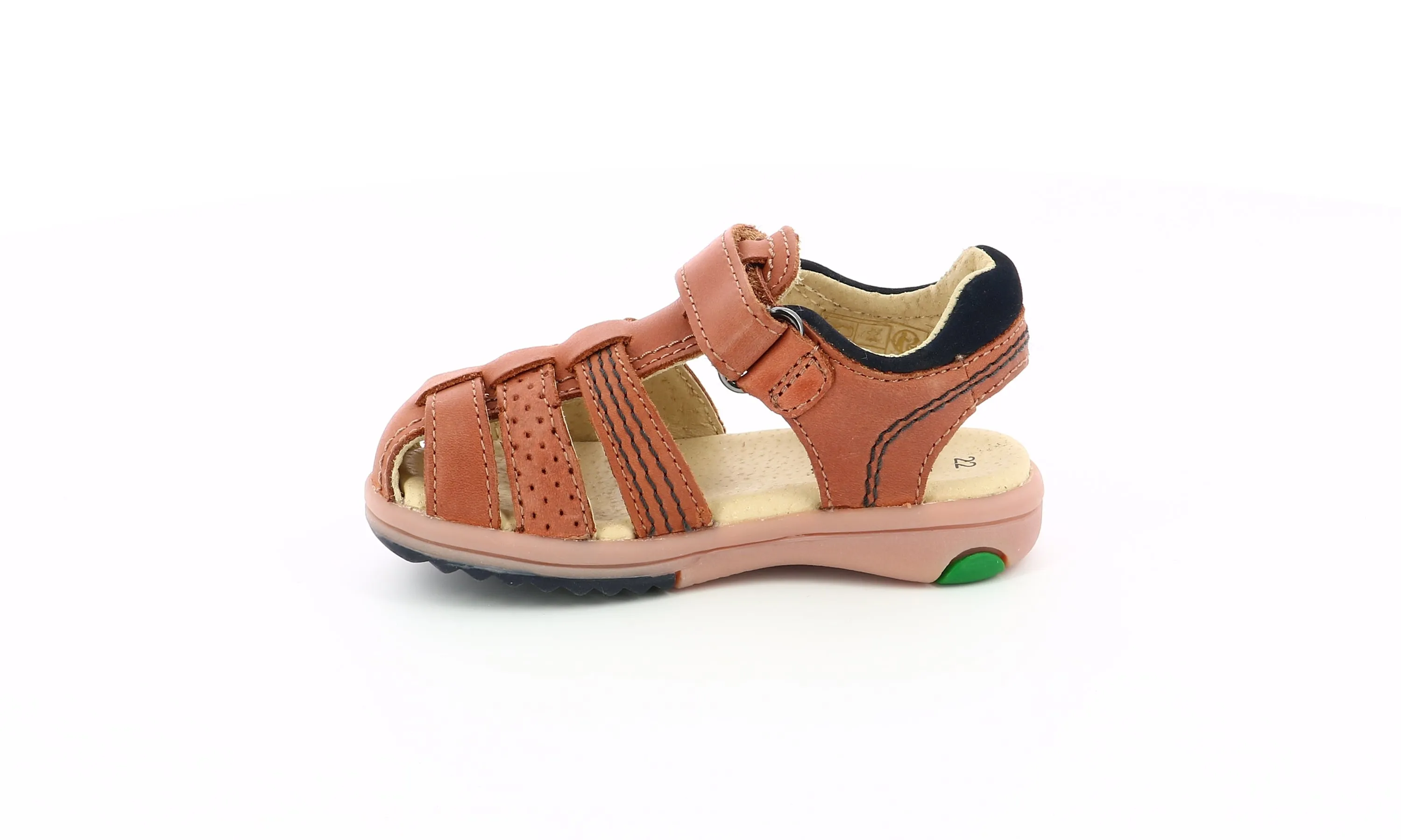 KICKERS PLATINIUM camel Sandales Nu Pieds