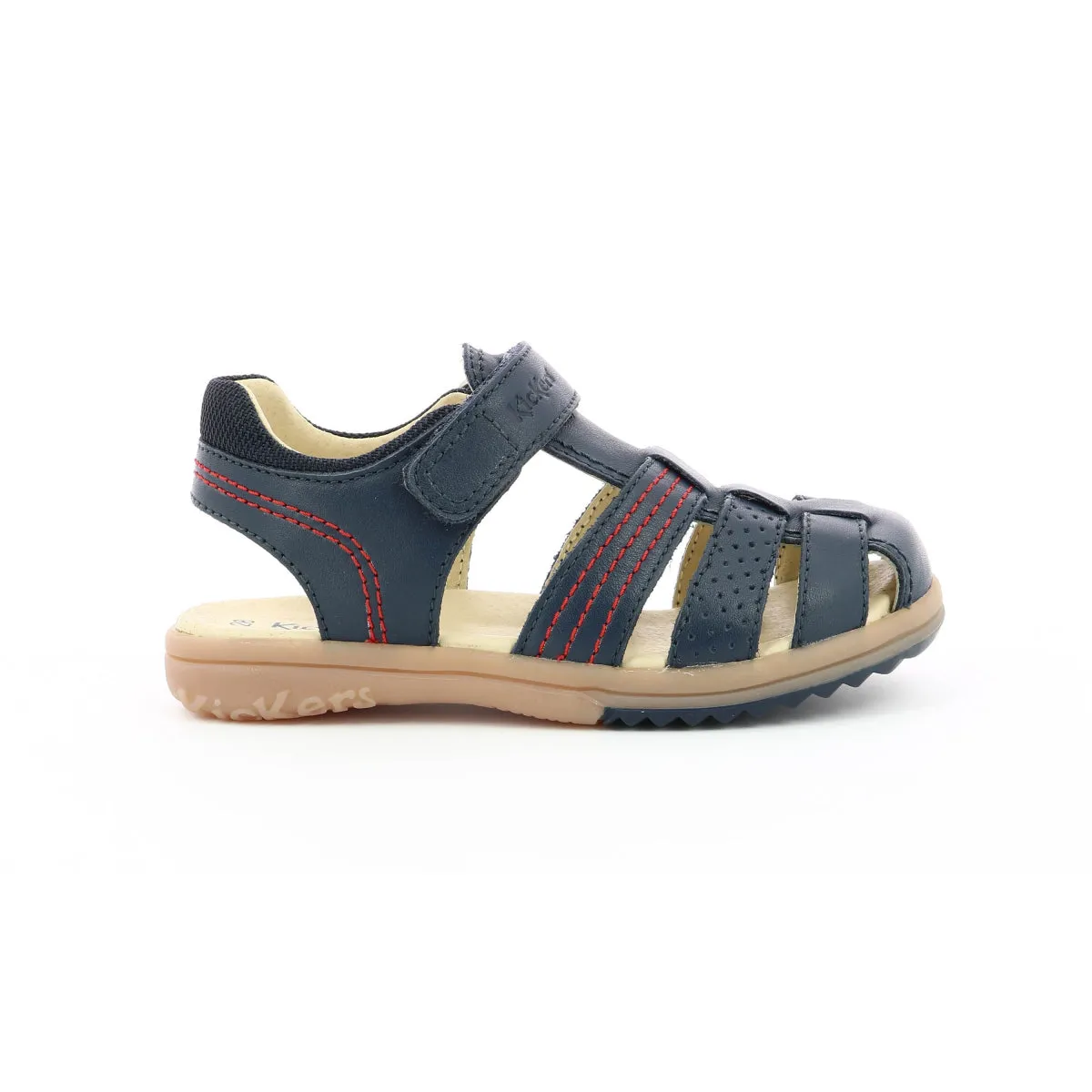 KICKERS PLATINIUM marine  Sandales Nu Pieds adulte