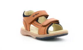 KICKERS PLATINO camel Sandales Nu Pieds