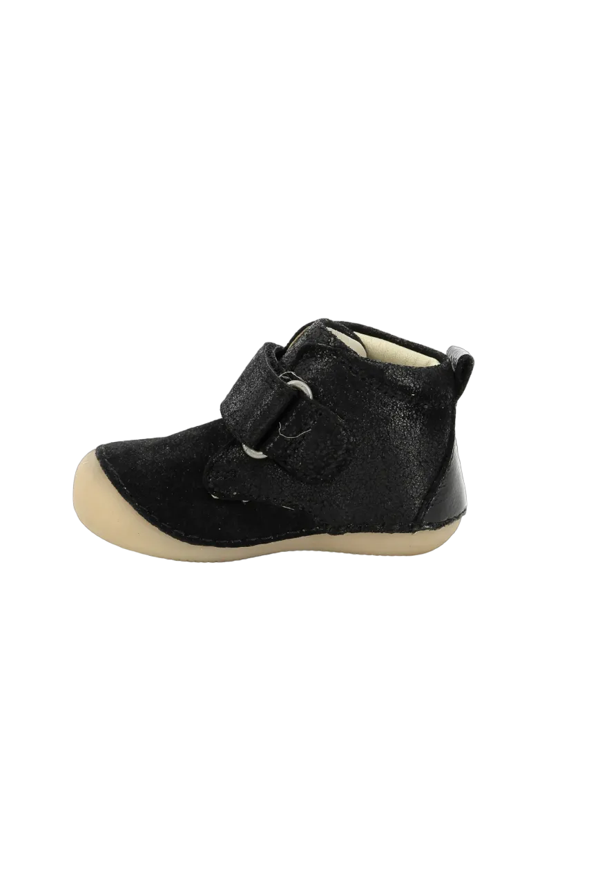 KICKERS SABIO Noir brillant botillons