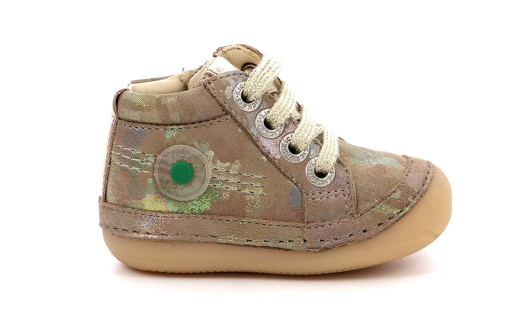 KICKERS SONISTREET Camo irisé botillons Premiers pas