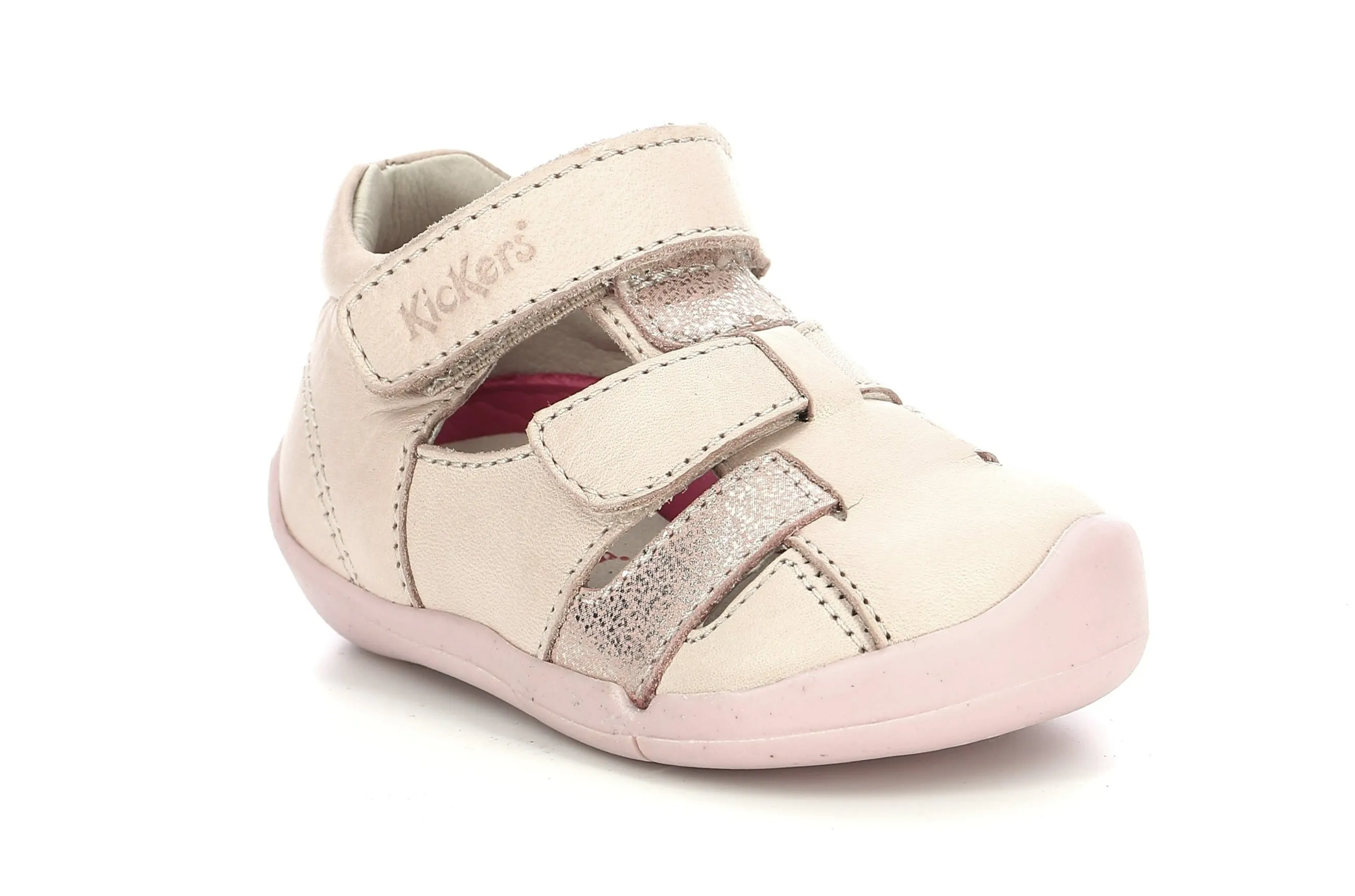 KICKERS WASABOU rose Babies/Salomés