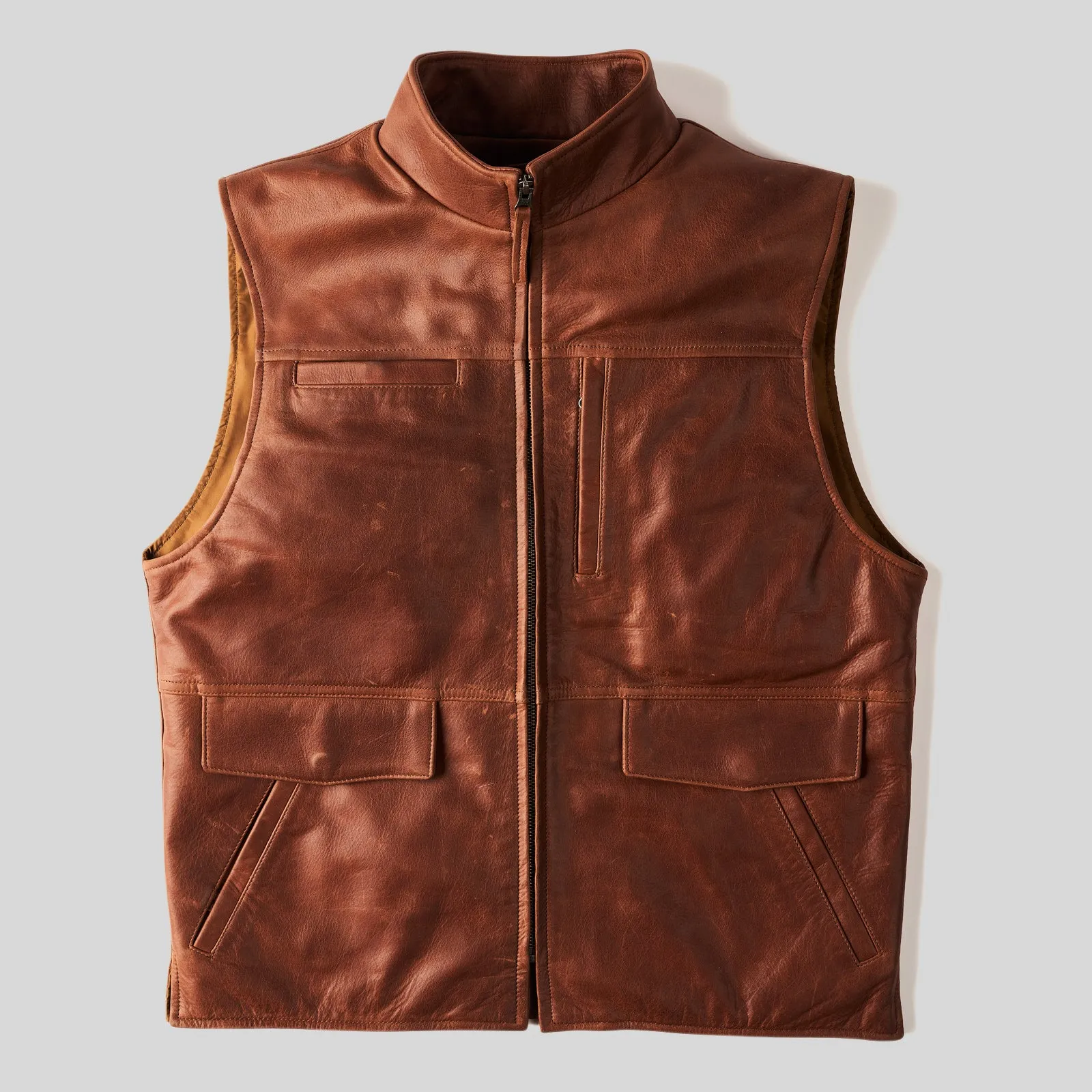 Kodiak Travel Vest No. 690 (Mahogany)