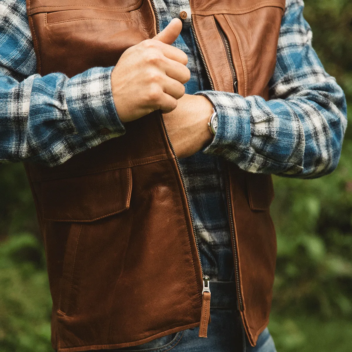 Kodiak Travel Vest No. 690 (Mahogany)