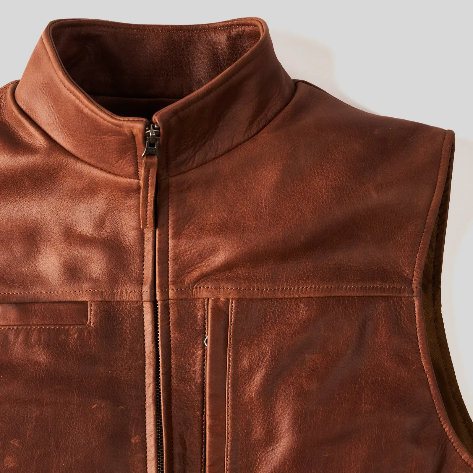 Kodiak Travel Vest No. 690 (Mahogany)