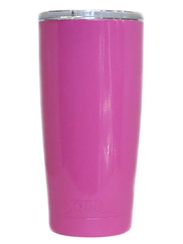 Kodiak TUMBLERPNK20 20oz Stainless Steel Tumbler Pink