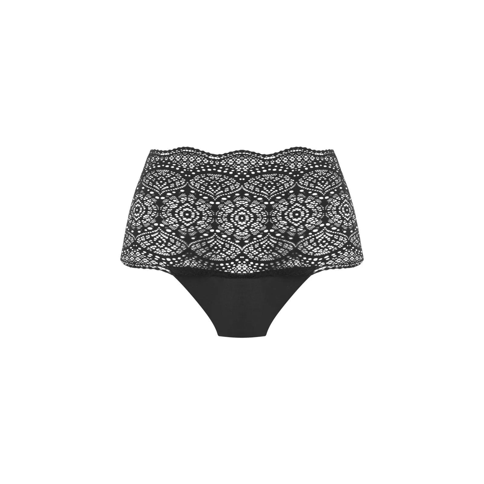 Lace Ease Invisible Stretch Full Briefs - Black