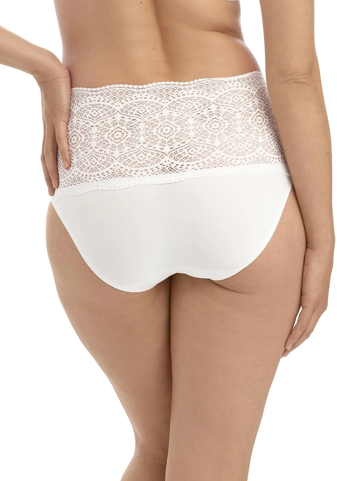 Lace Ease Invisible Stretch Full Briefs - Ivory