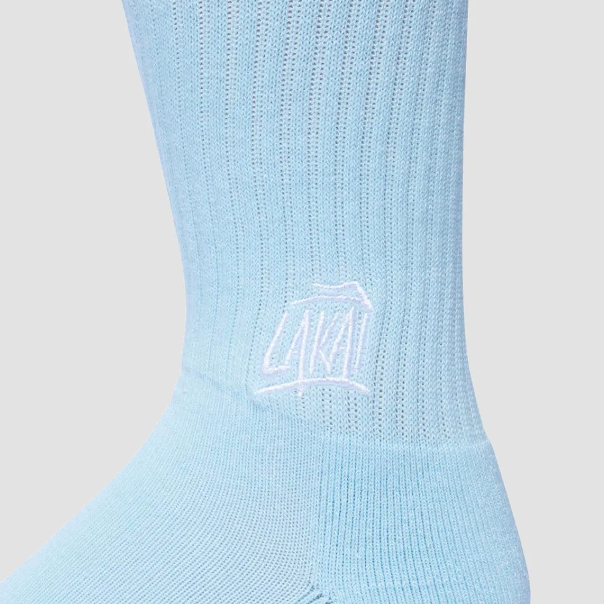 Lakai Brush Crew Socks Light Blue