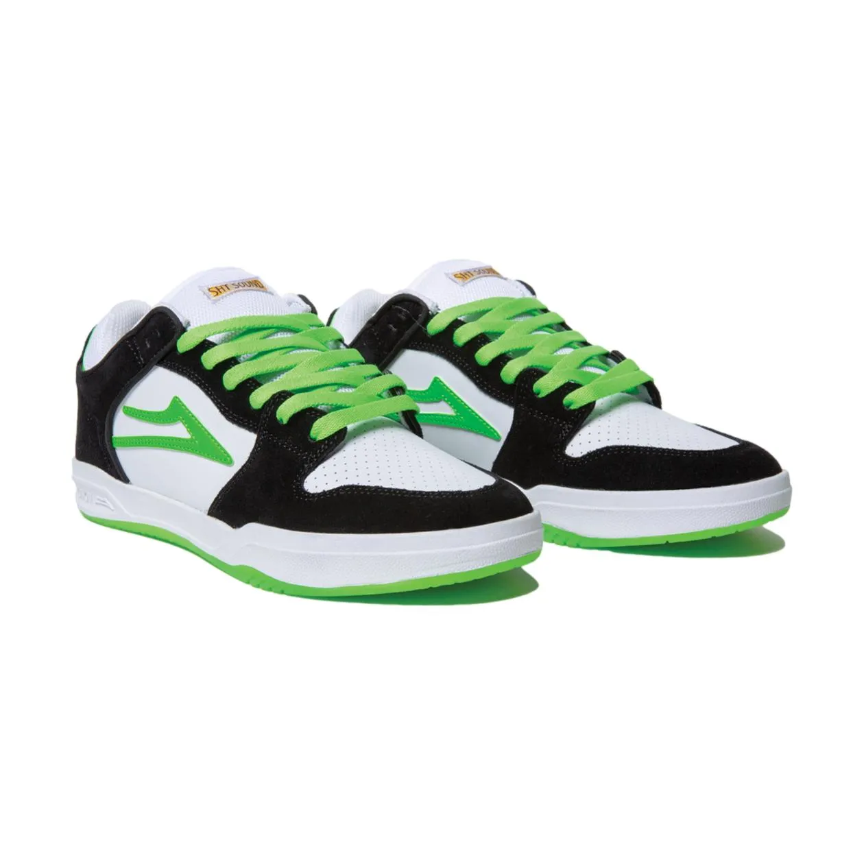 Lakai Telford Low Black/White Suede