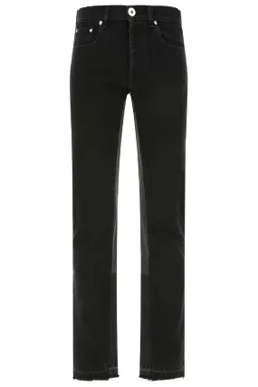 Lanvin Logo Patch Panelled Jeans